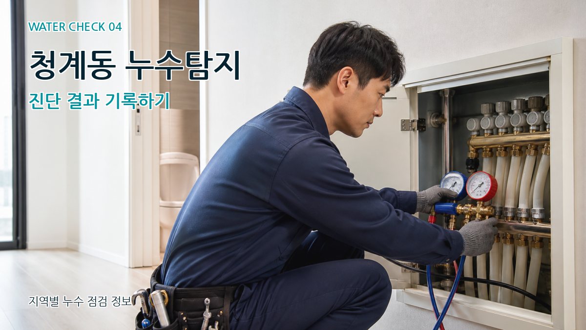 청계동 누수탐지 누수탐지 이미지