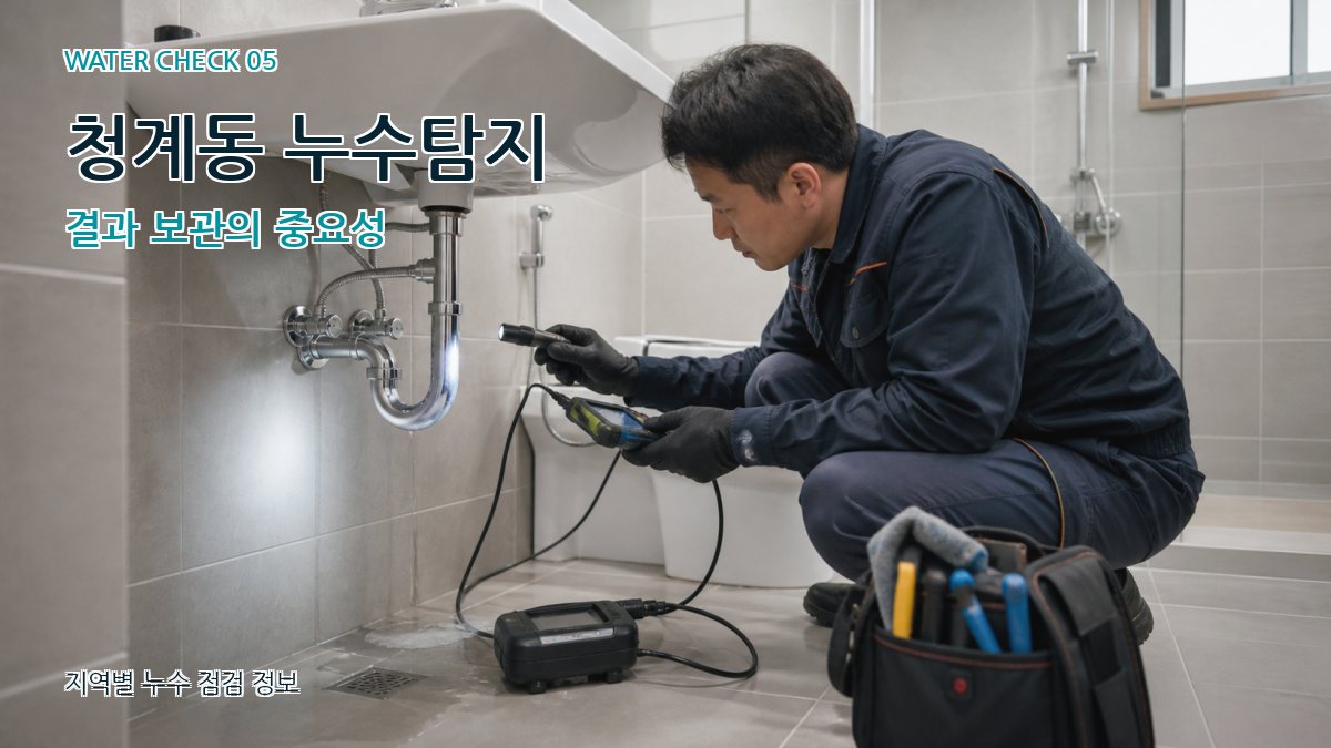 청계동 누수공사 누수탐지 이미지