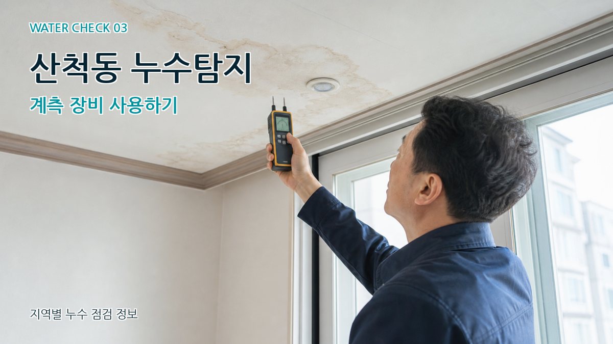 산척동 천장누수 누수탐지 이미지