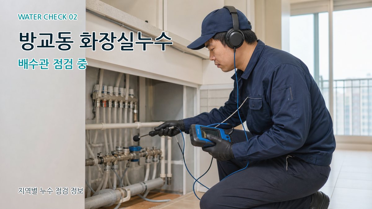 방교동 화장실누수 누수탐지 이미지