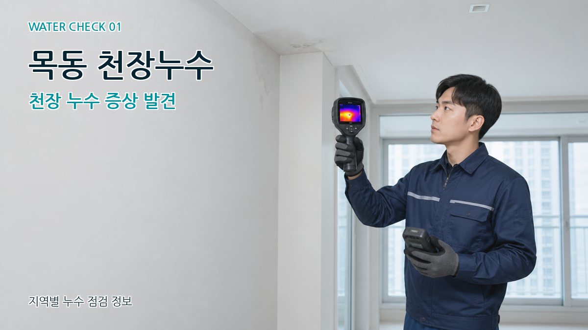 목동 아파트누수 누수탐지 이미지