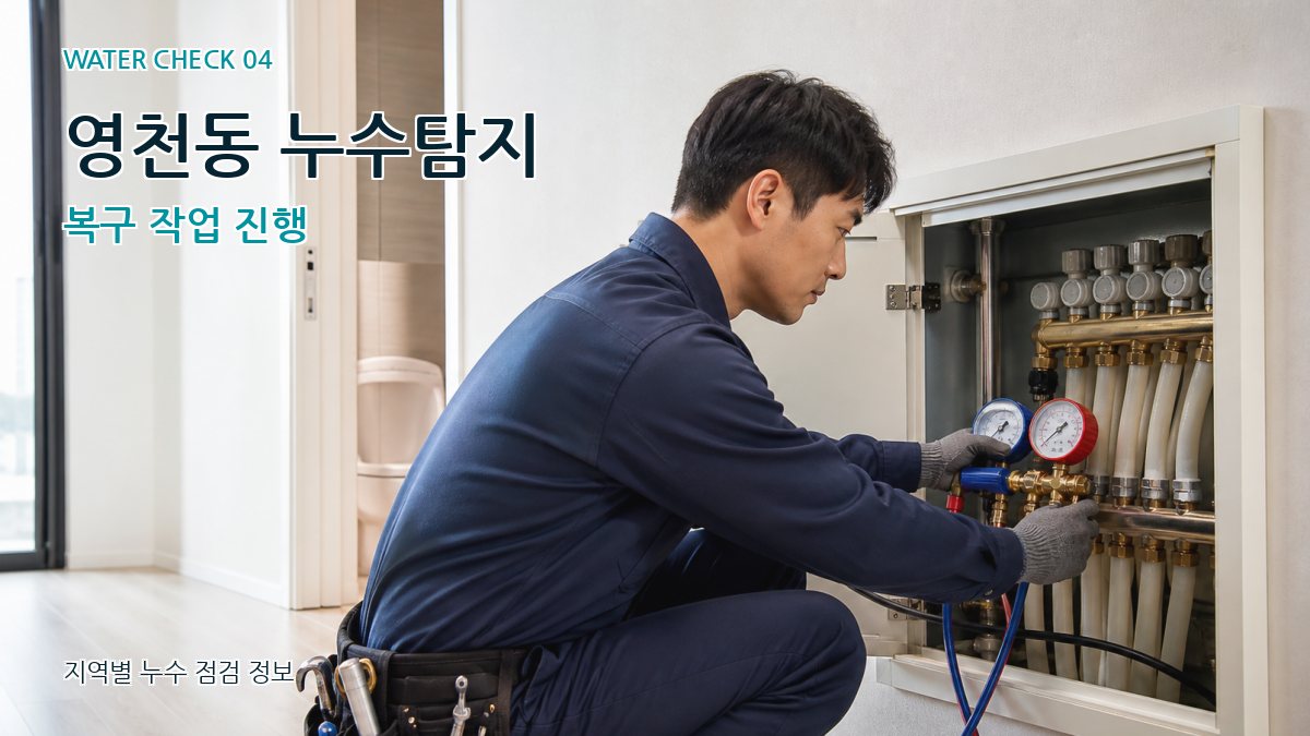 영천동 누수탐지 누수탐지 이미지