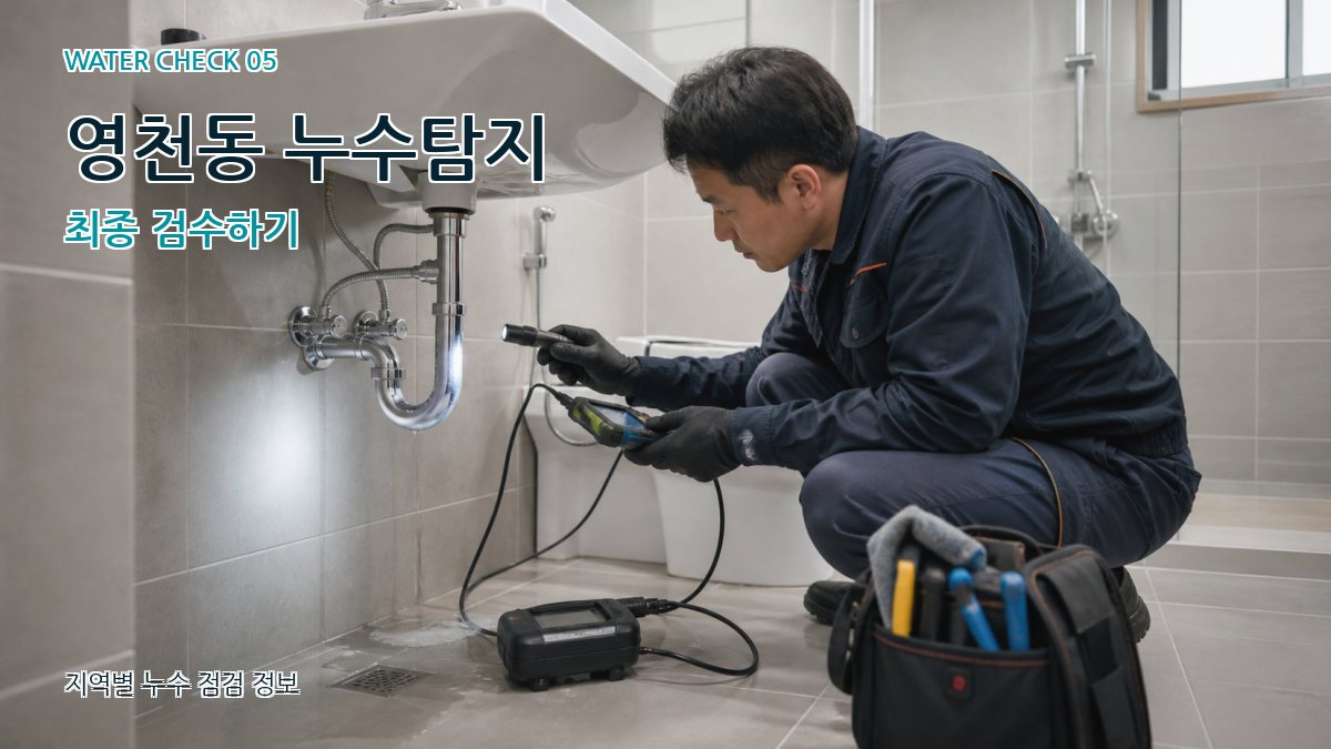 영천동 누수공사 누수탐지 이미지