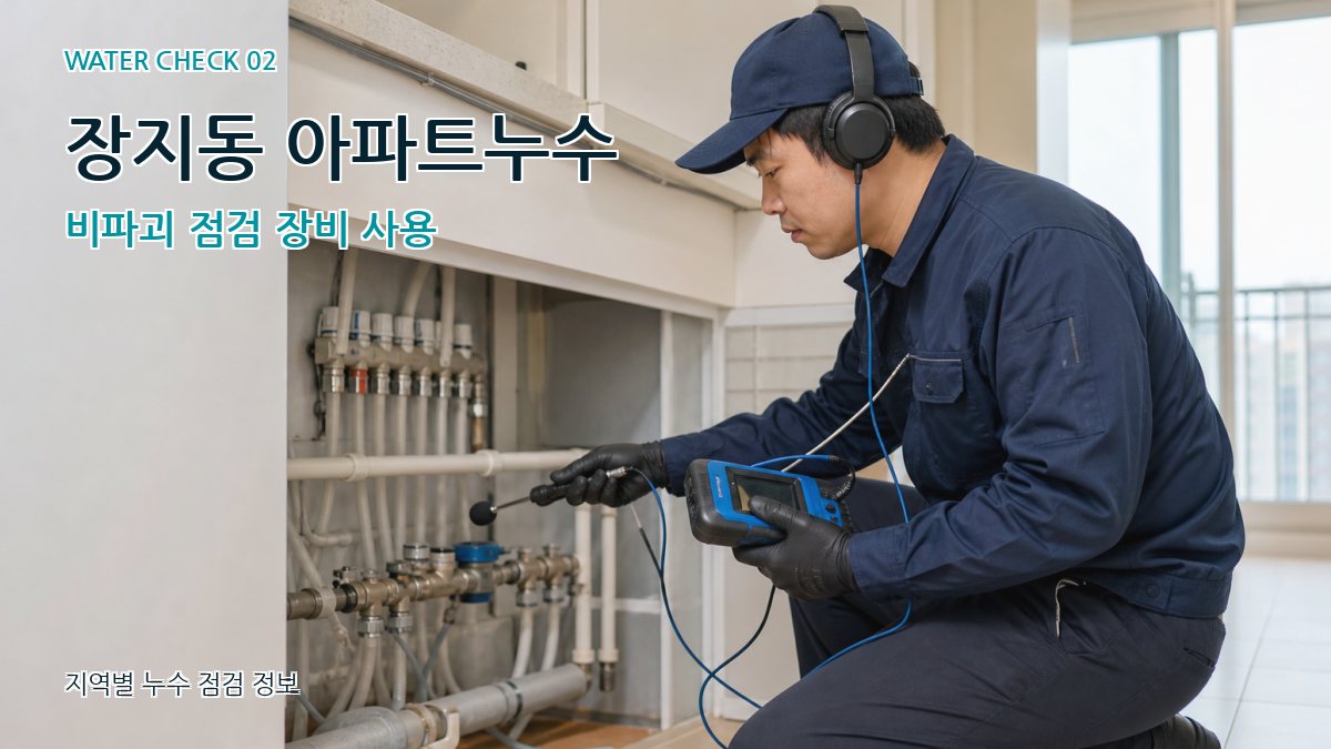 장지동 화장실누수 누수탐지 이미지