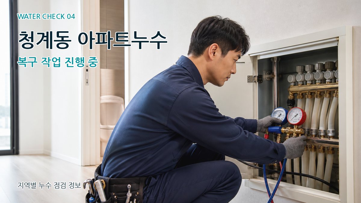 청계동 누수탐지 누수탐지 이미지