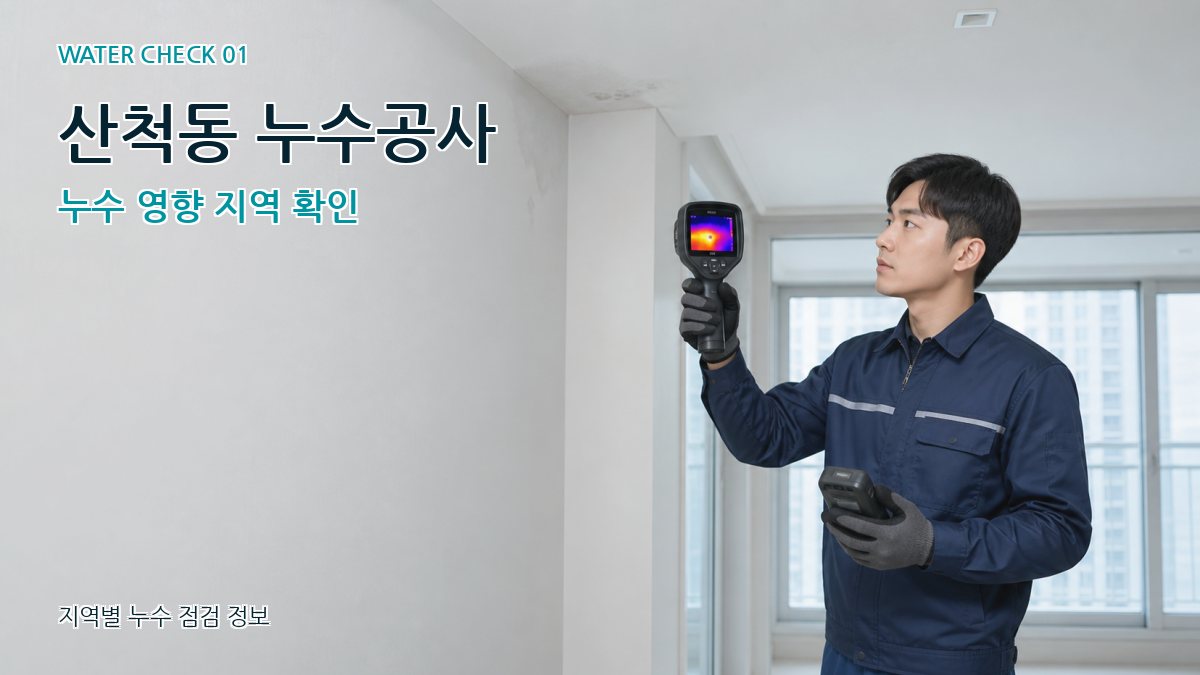 산척동 아파트누수 누수탐지 이미지