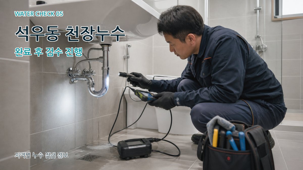 석우동 누수공사 누수탐지 이미지