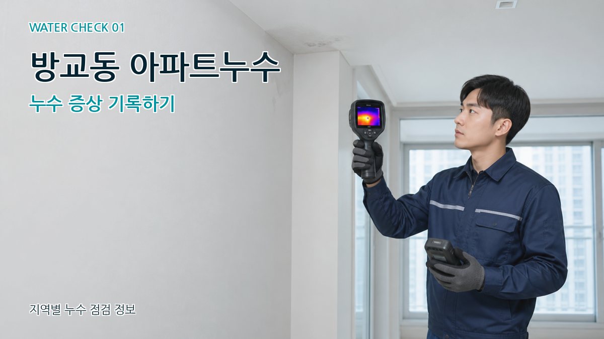 방교동 아파트누수 누수탐지 이미지