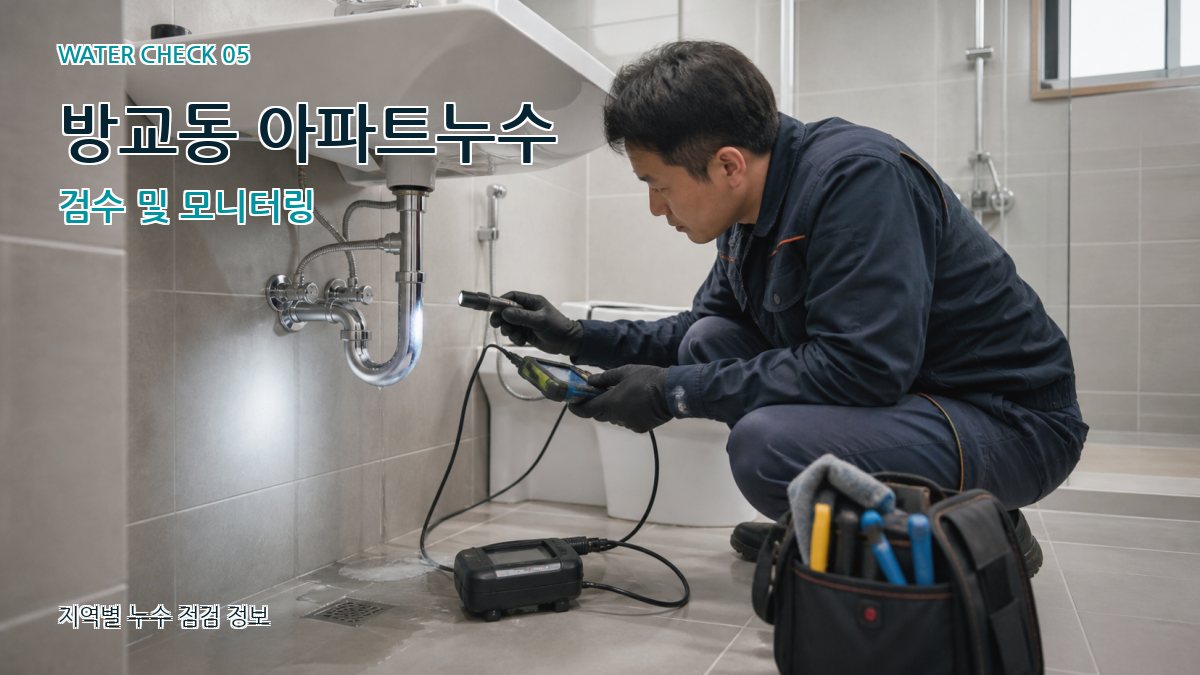 방교동 누수공사 누수탐지 이미지