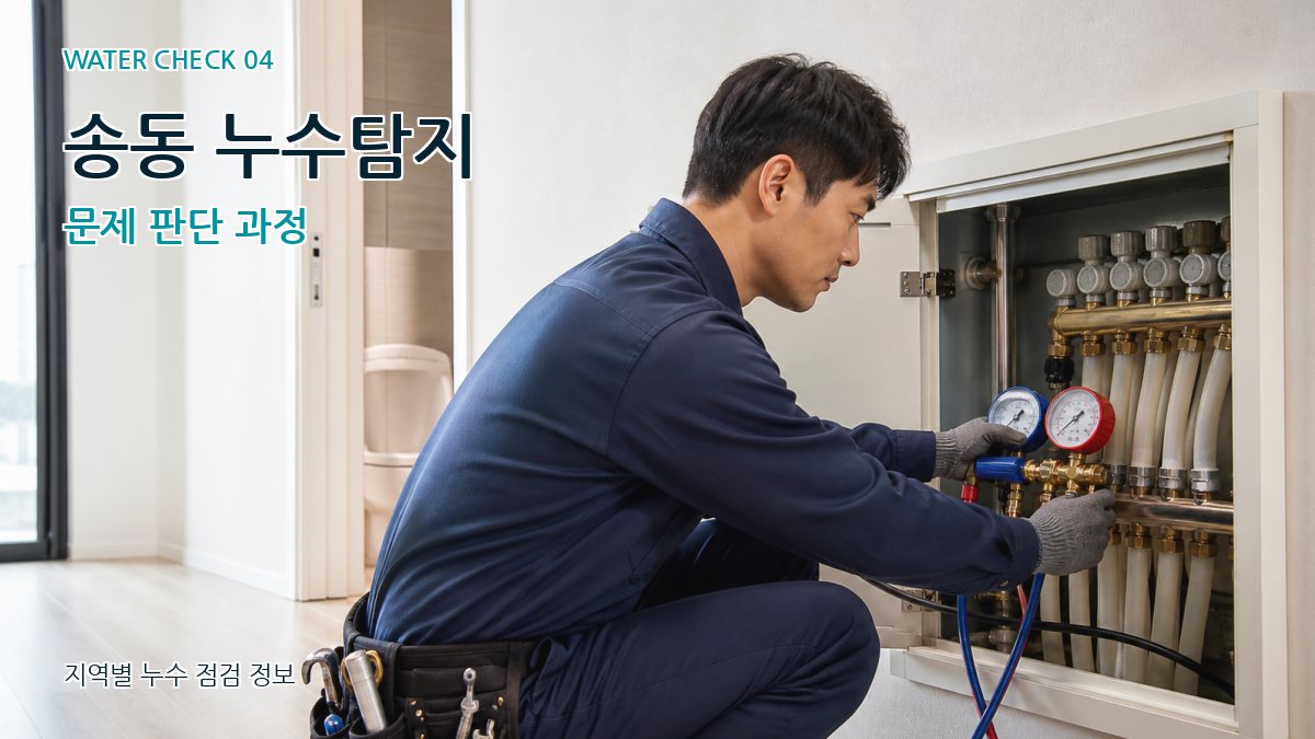 송동 누수탐지 누수탐지 이미지