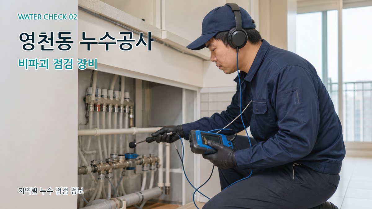 영천동 화장실누수 누수탐지 이미지