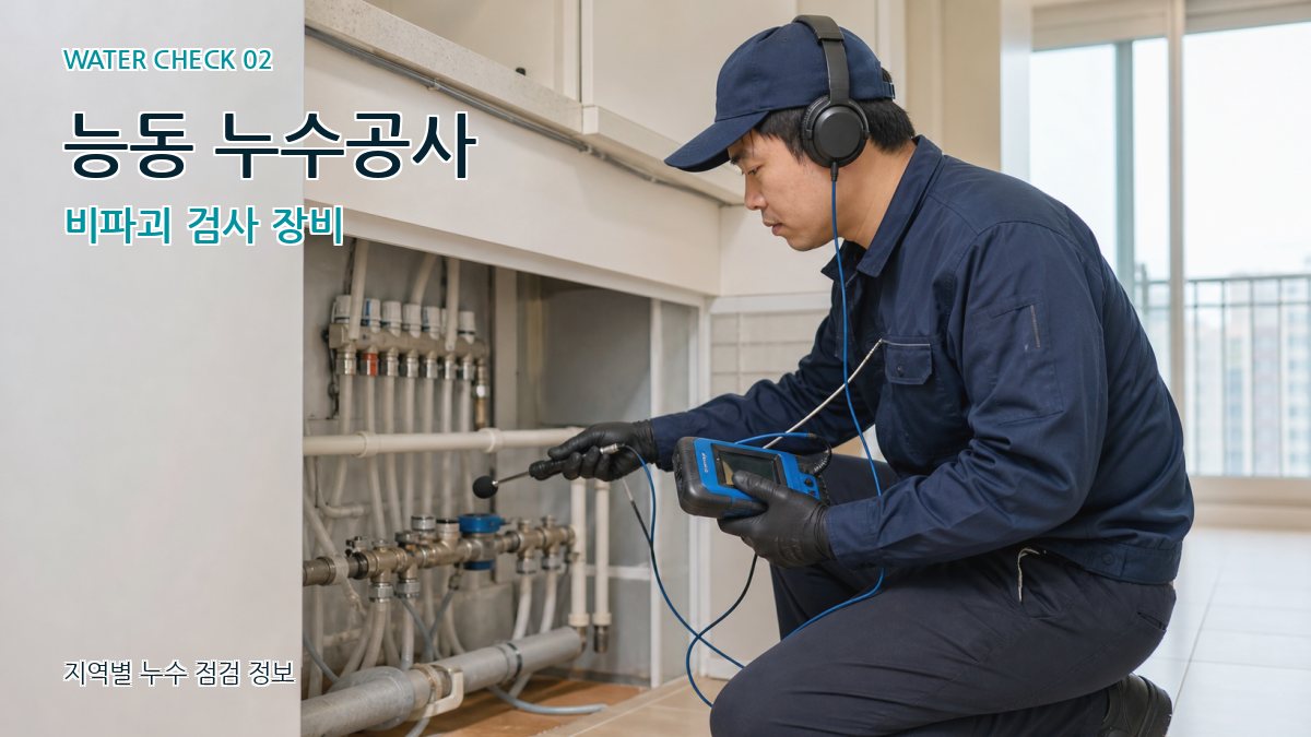 능동 화장실누수 누수탐지 이미지