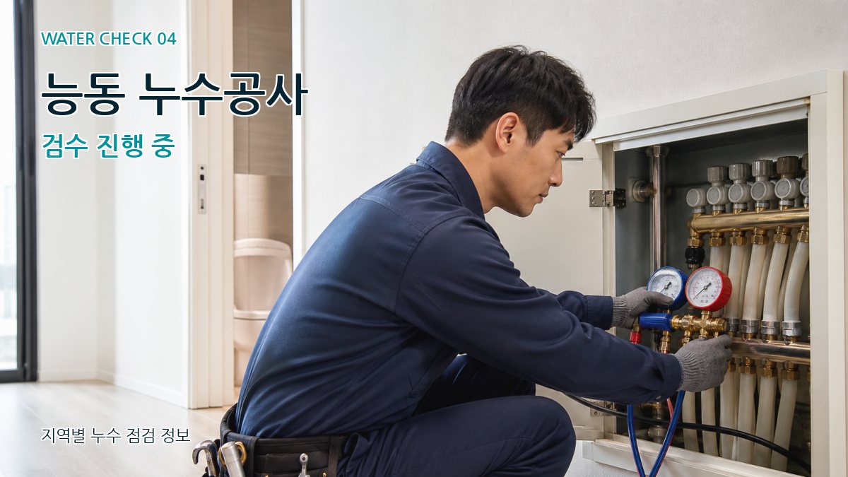 능동 누수탐지 누수탐지 이미지