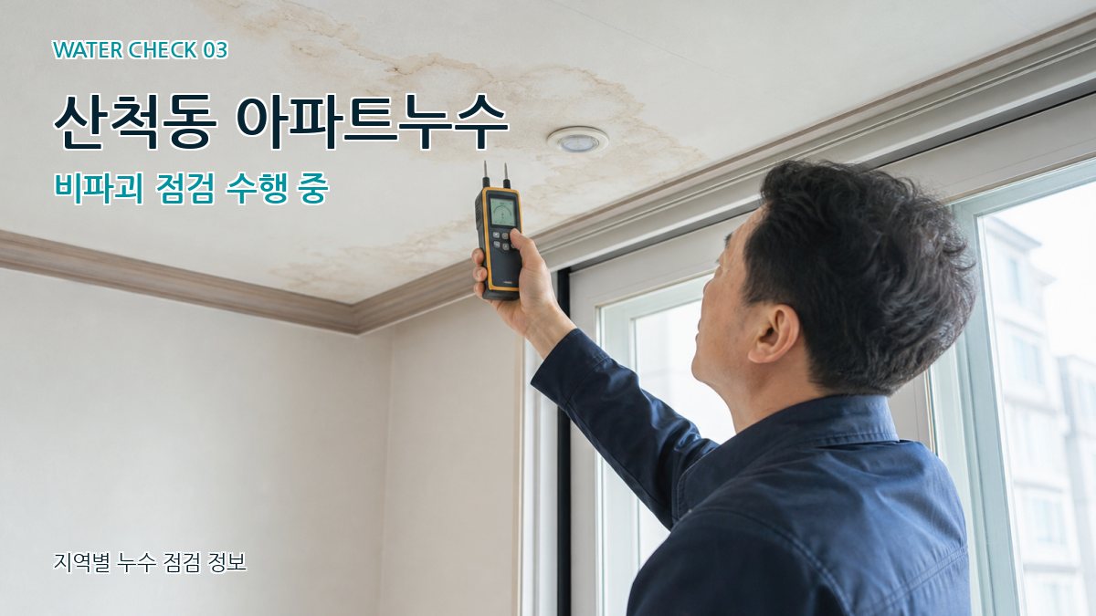 산척동 천장누수 누수탐지 이미지
