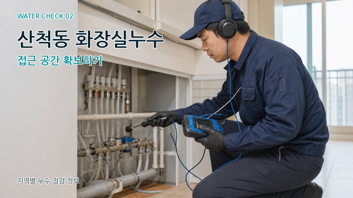 산척동 화장실누수 누수탐지 이미지