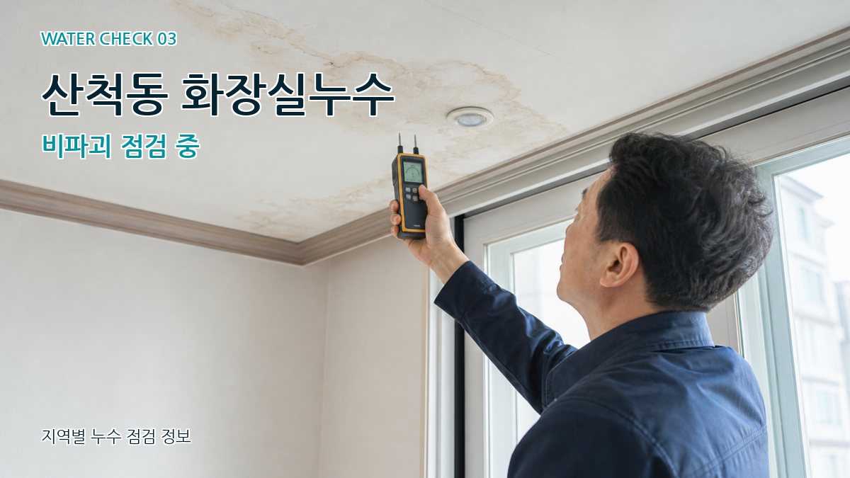 산척동 천장누수 누수탐지 이미지
