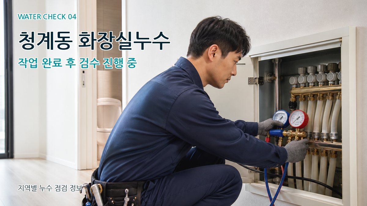청계동 누수탐지 누수탐지 이미지