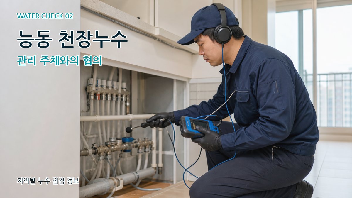 능동 화장실누수 누수탐지 이미지