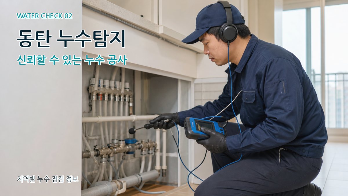 능동 화장실누수 누수탐지 이미지