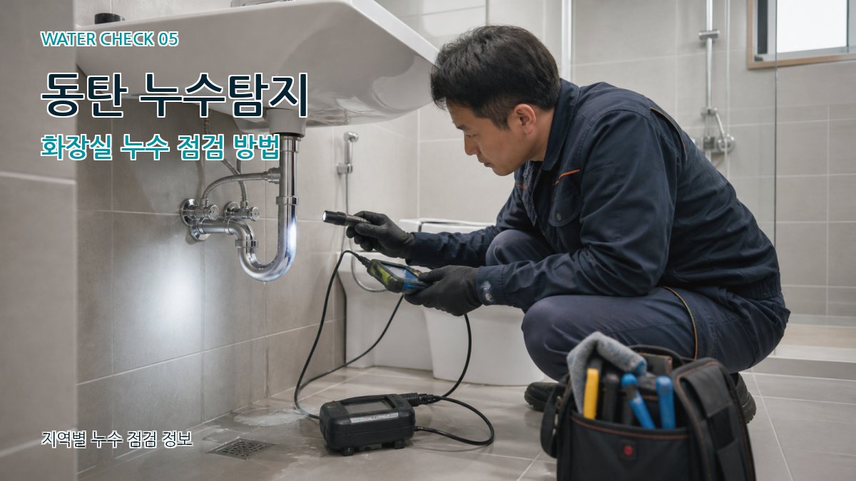 능동 누수공사 누수탐지 이미지
