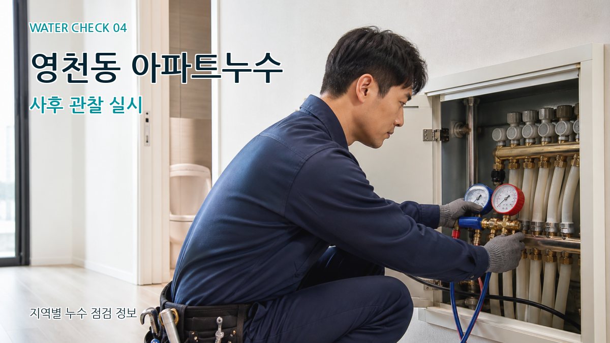 영천동 누수탐지 누수탐지 이미지