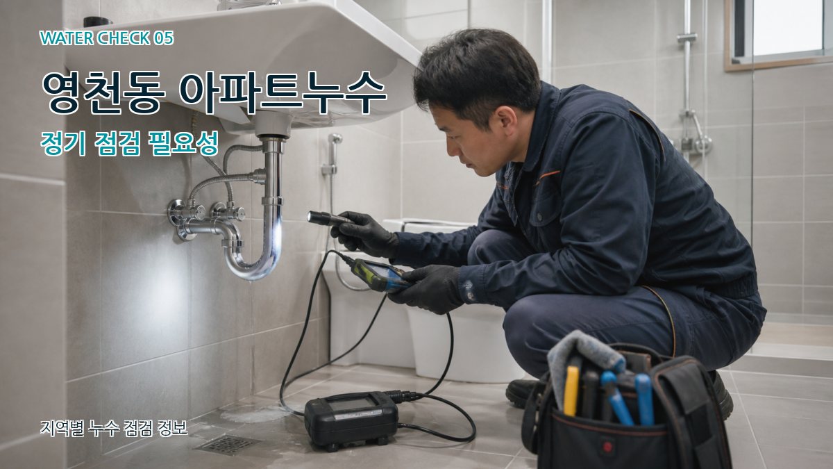 영천동 누수공사 누수탐지 이미지