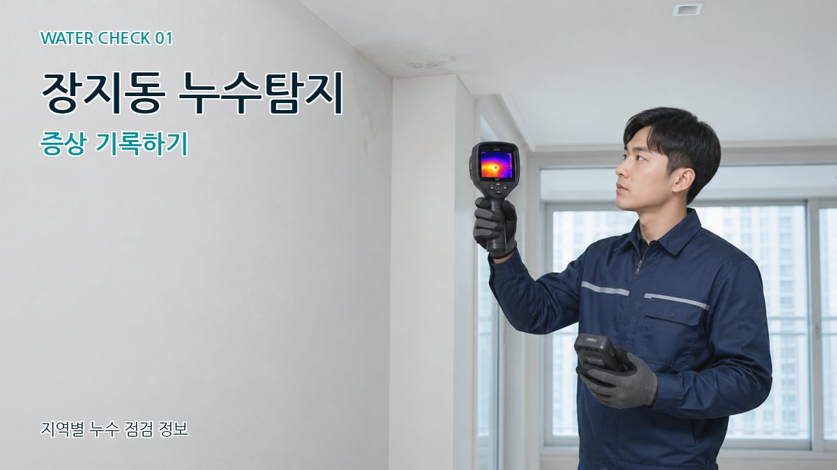 장지동 아파트누수 누수탐지 이미지