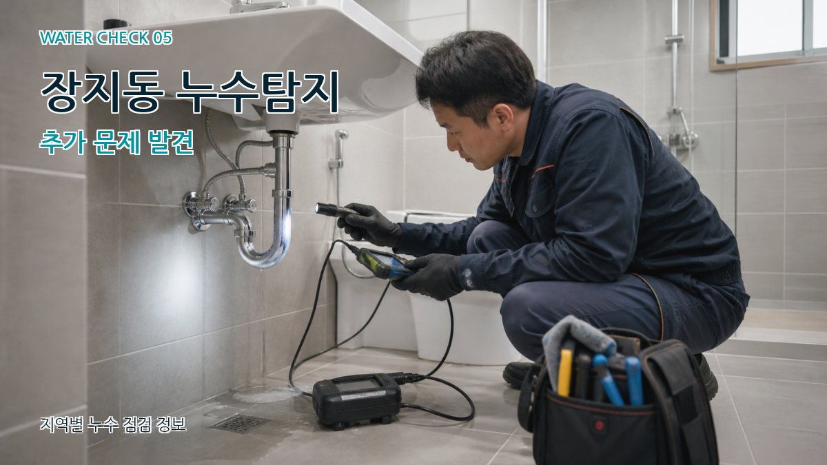 장지동 누수공사 누수탐지 이미지