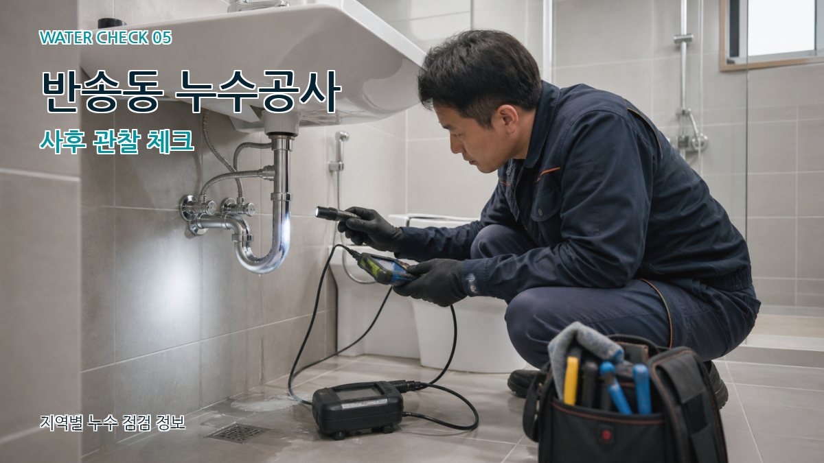 반송동 누수공사 누수탐지 이미지