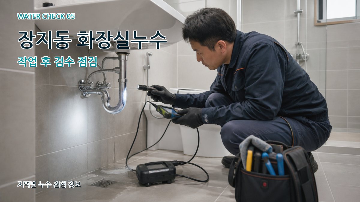 장지동 누수공사 누수탐지 이미지