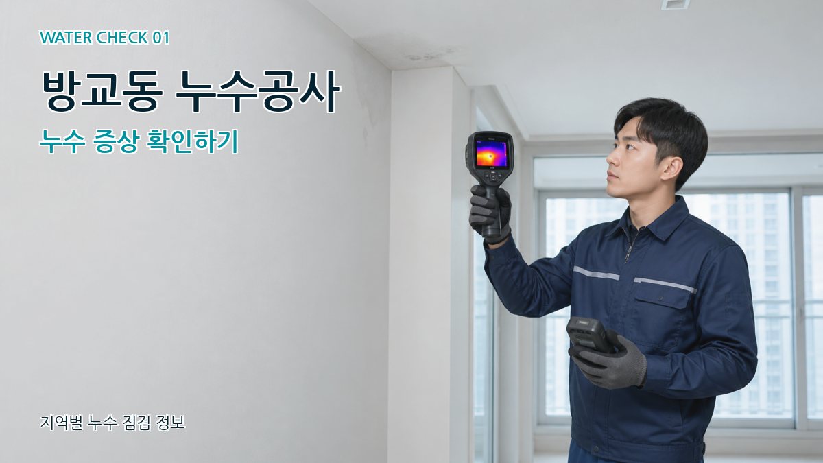 방교동 아파트누수 누수탐지 이미지