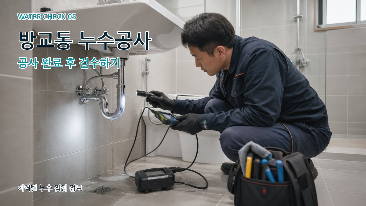 방교동 누수공사 누수탐지 이미지