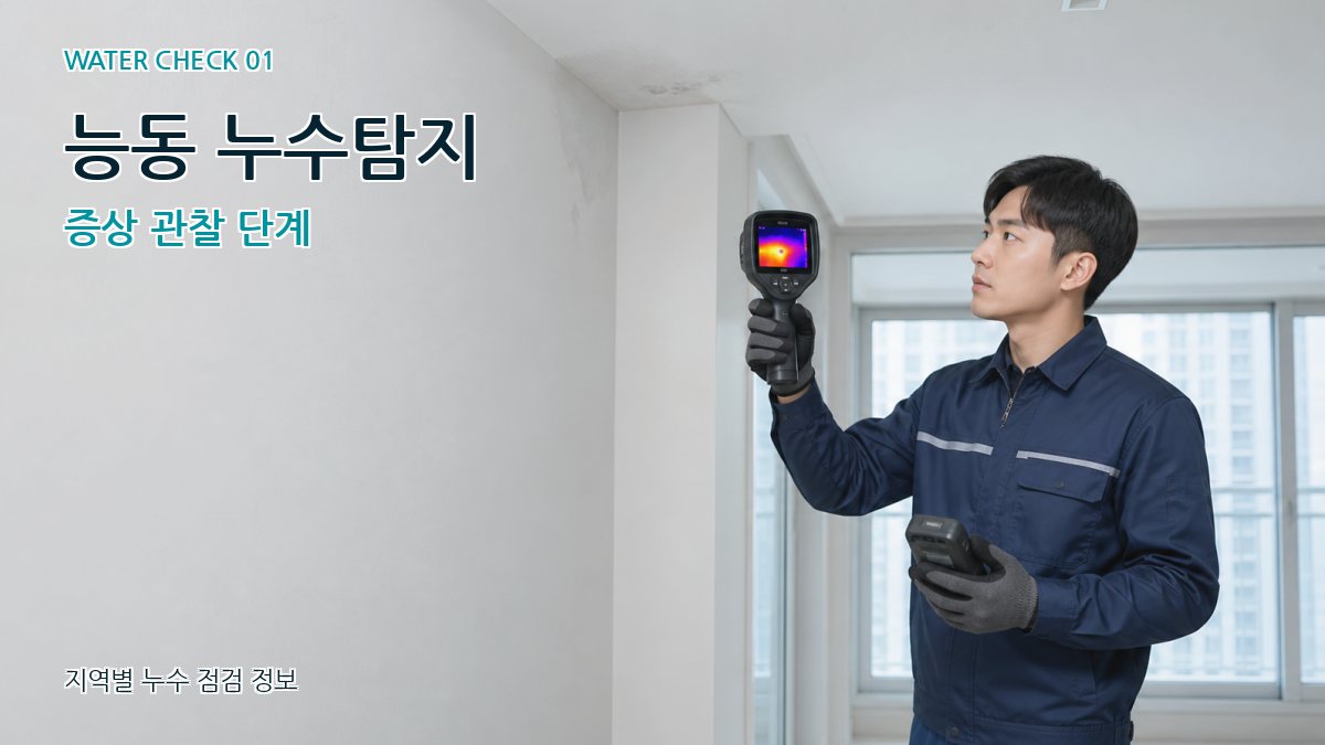 능동 아파트누수 누수탐지 이미지