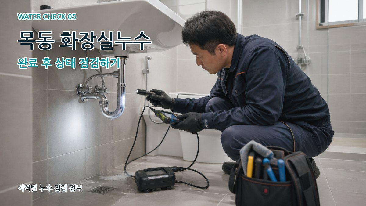 목동 누수공사 누수탐지 이미지