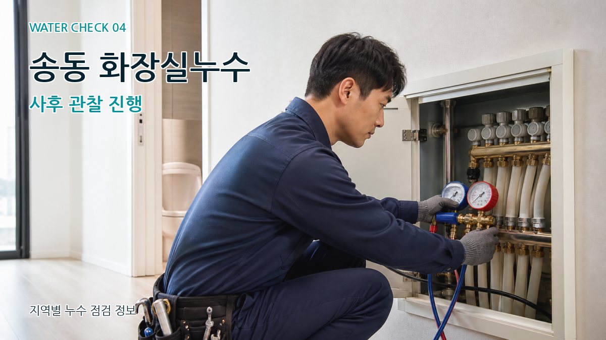 송동 누수탐지 누수탐지 이미지