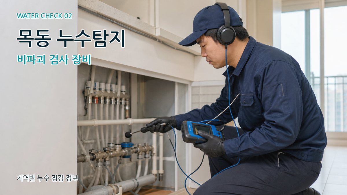 목동 화장실누수 누수탐지 이미지