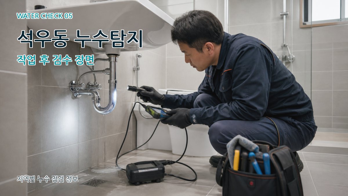 석우동 누수공사 누수탐지 이미지